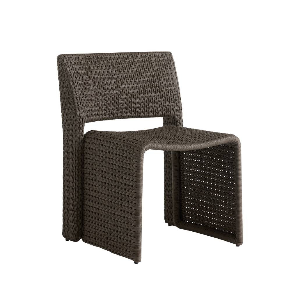 Veneto Outdoor Dining Chair in Charcoal Brown