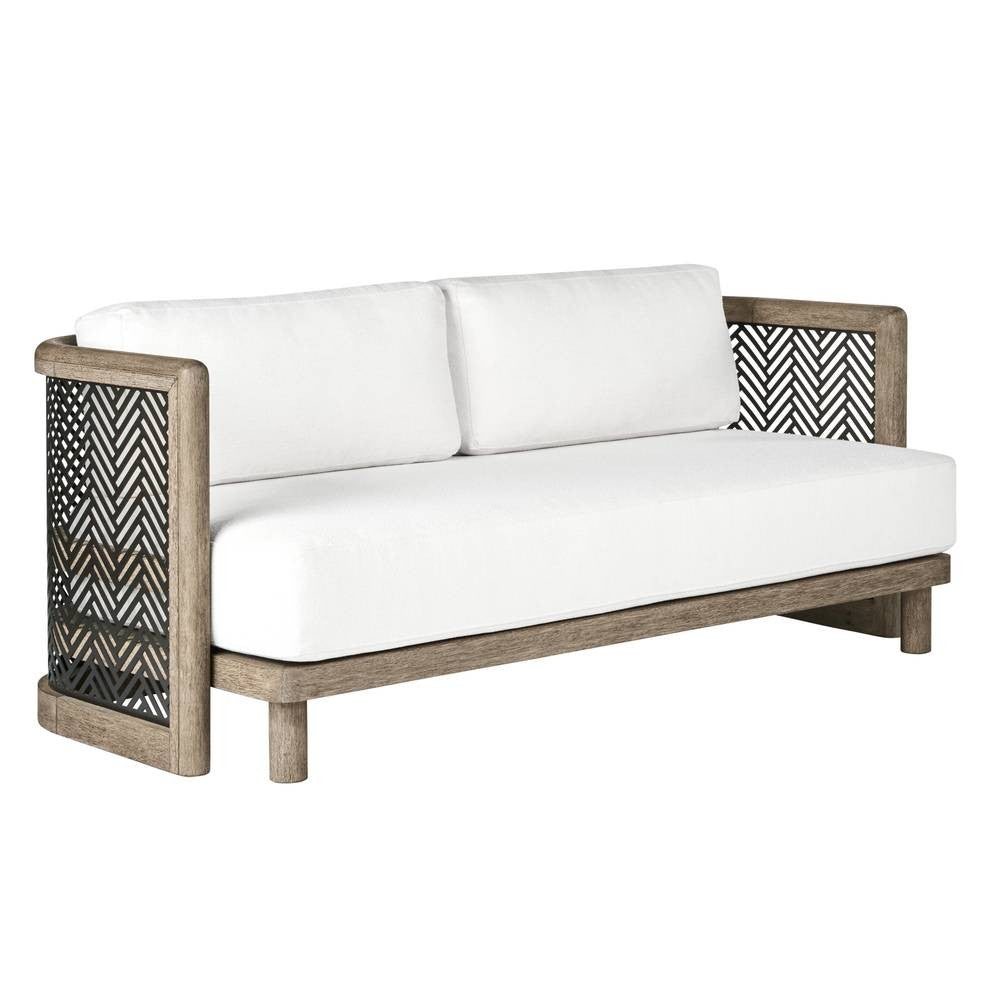 Emoto Outdoor Sofa in Pearl/Aged Bronze
