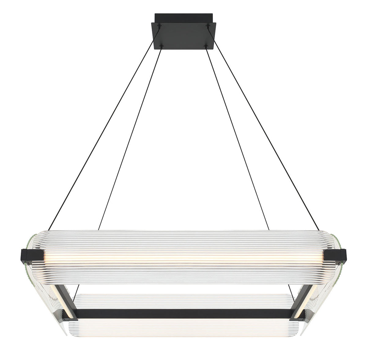 Neoness LED Chandelier in Matte Black