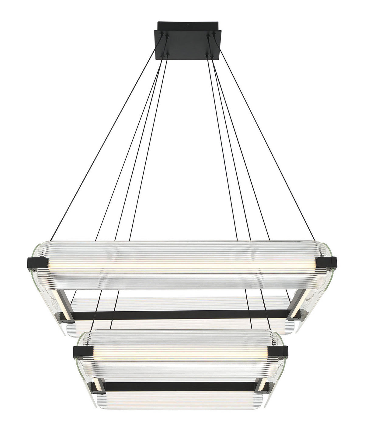Neoness LED Chandelier in Matte Black