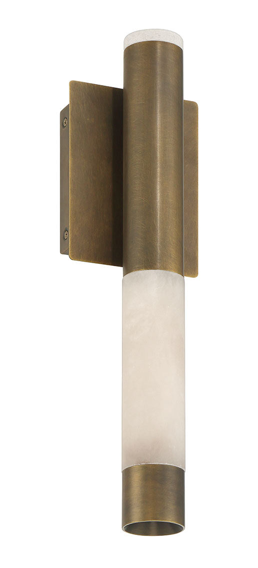 Ronda LED Wall Sconce in Weathered Brass