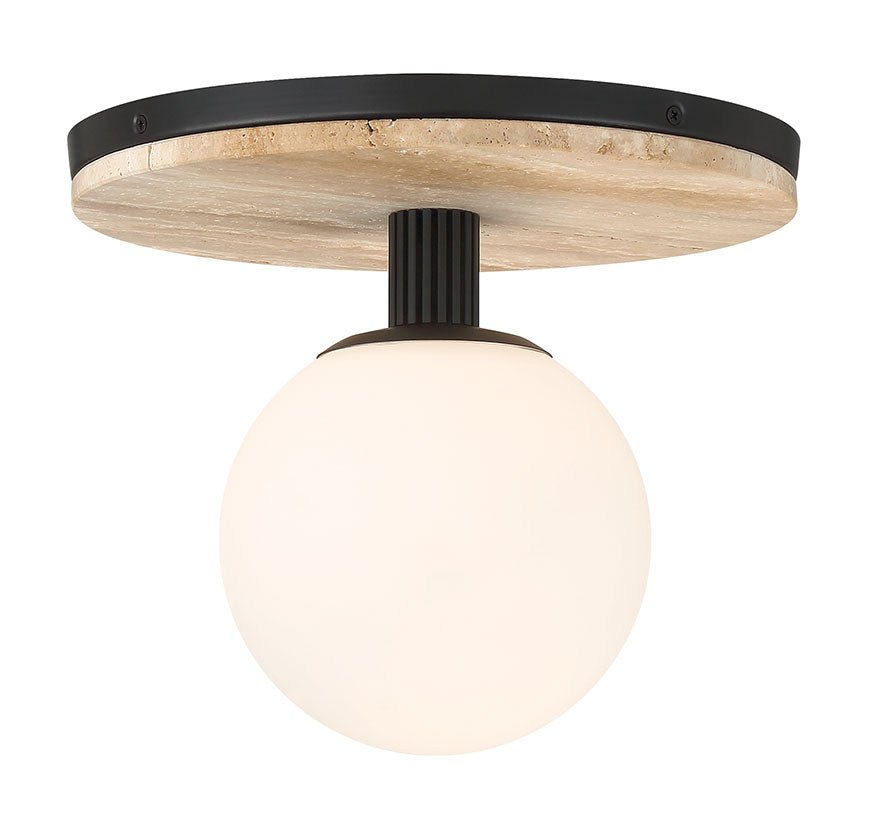 Carnagie LED Flush Mount in Matte Black