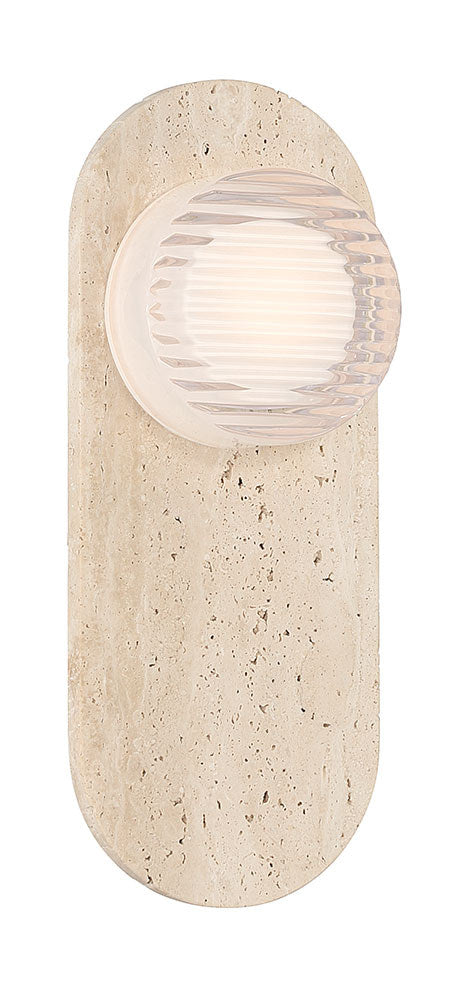 Sternn LED Wall Sconce in Travertine