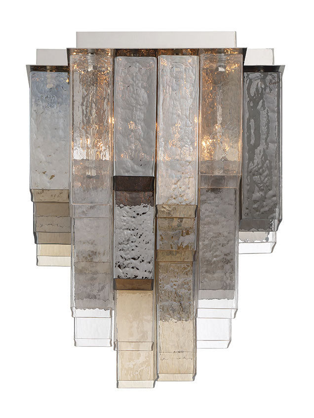 Altesa Ten Light Flush Mount in Chrome