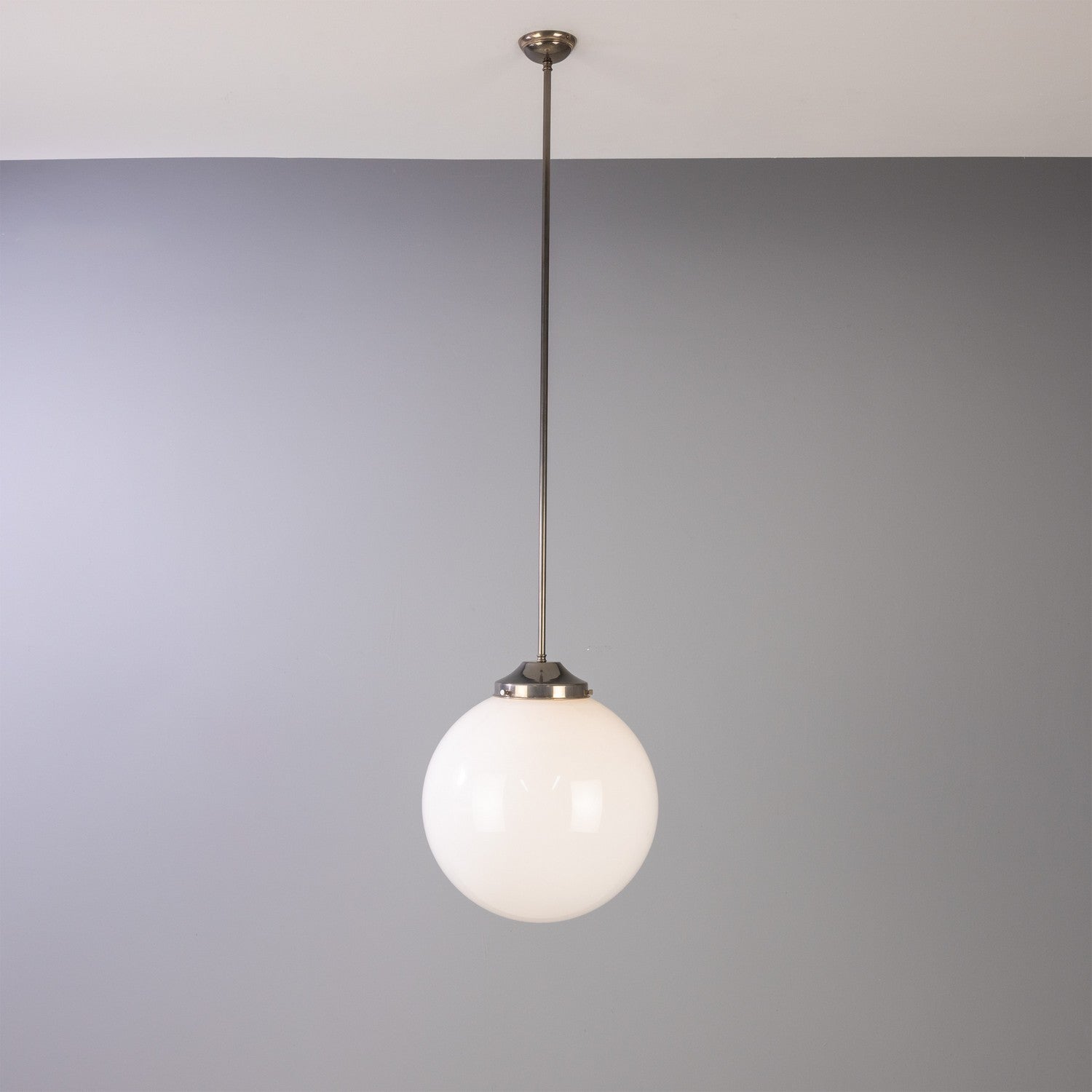 Luanda One Light Pendant in Antique Silver