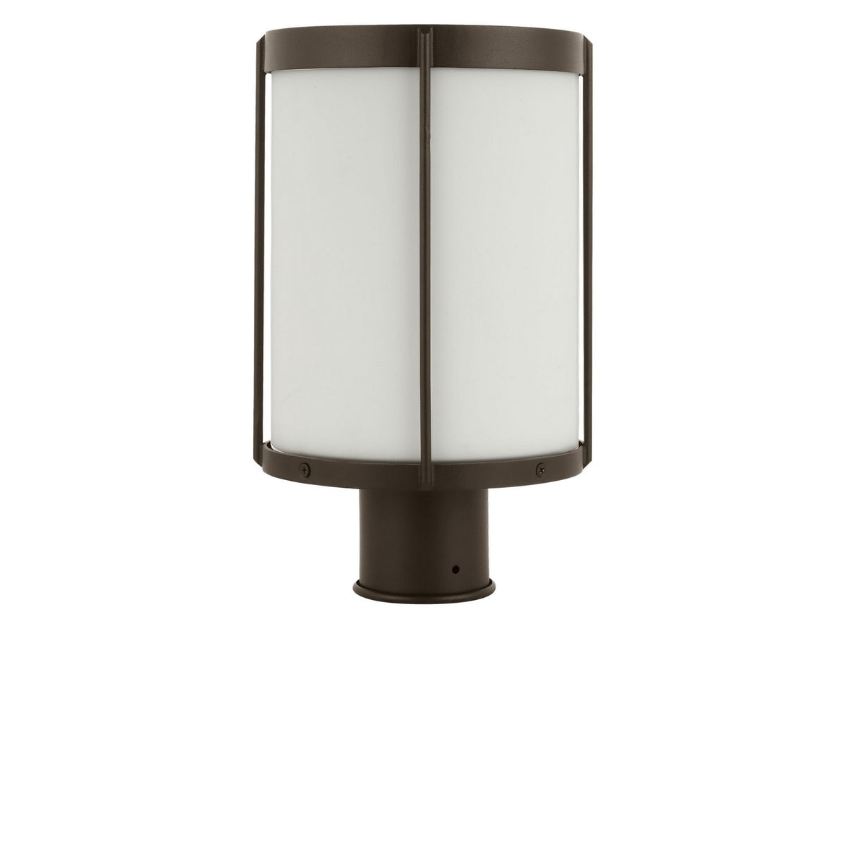 Luning One Light Outdoor Post Lantern in Antique Bronze