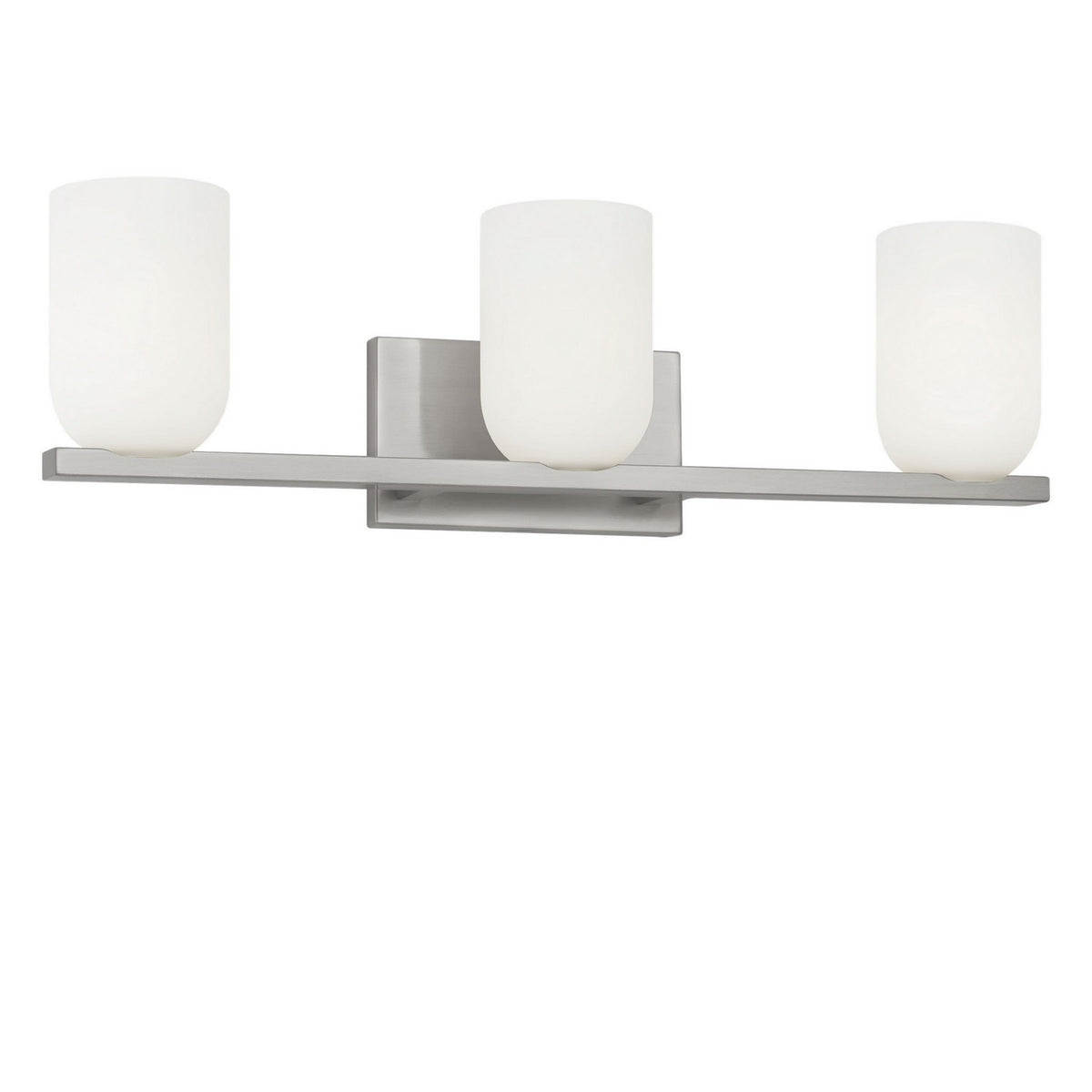 Neblina Three Light Vanity in Brushed Nickel