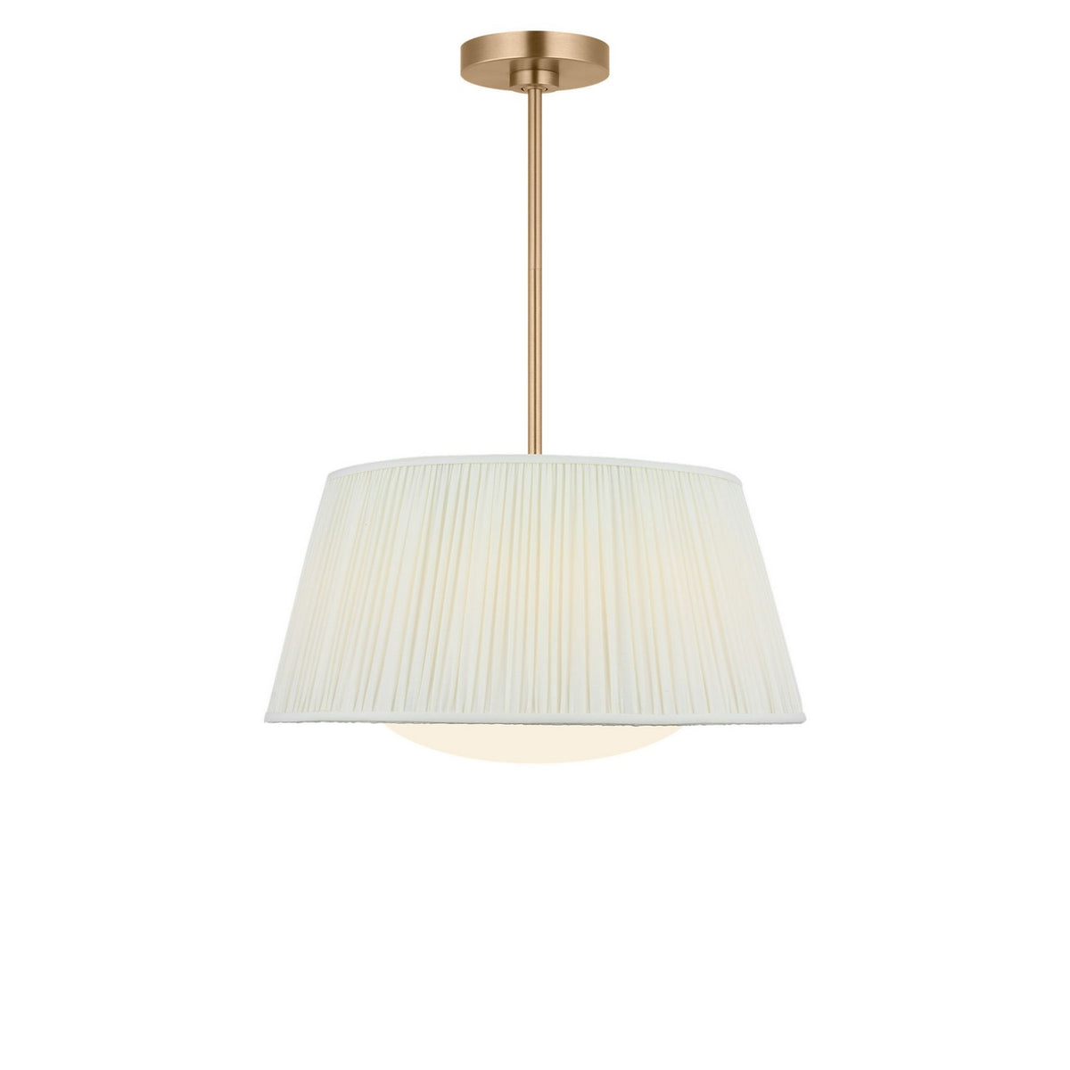 Vilera Three Light Pendant in Satin Brass
