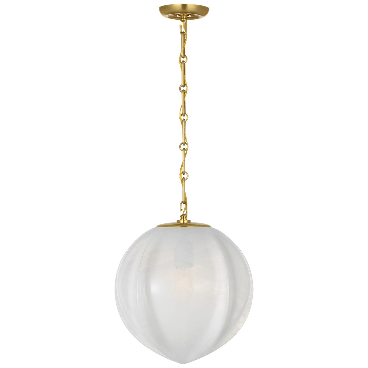 Rae LED Pendant in Hand-Rubbed Antique Brass