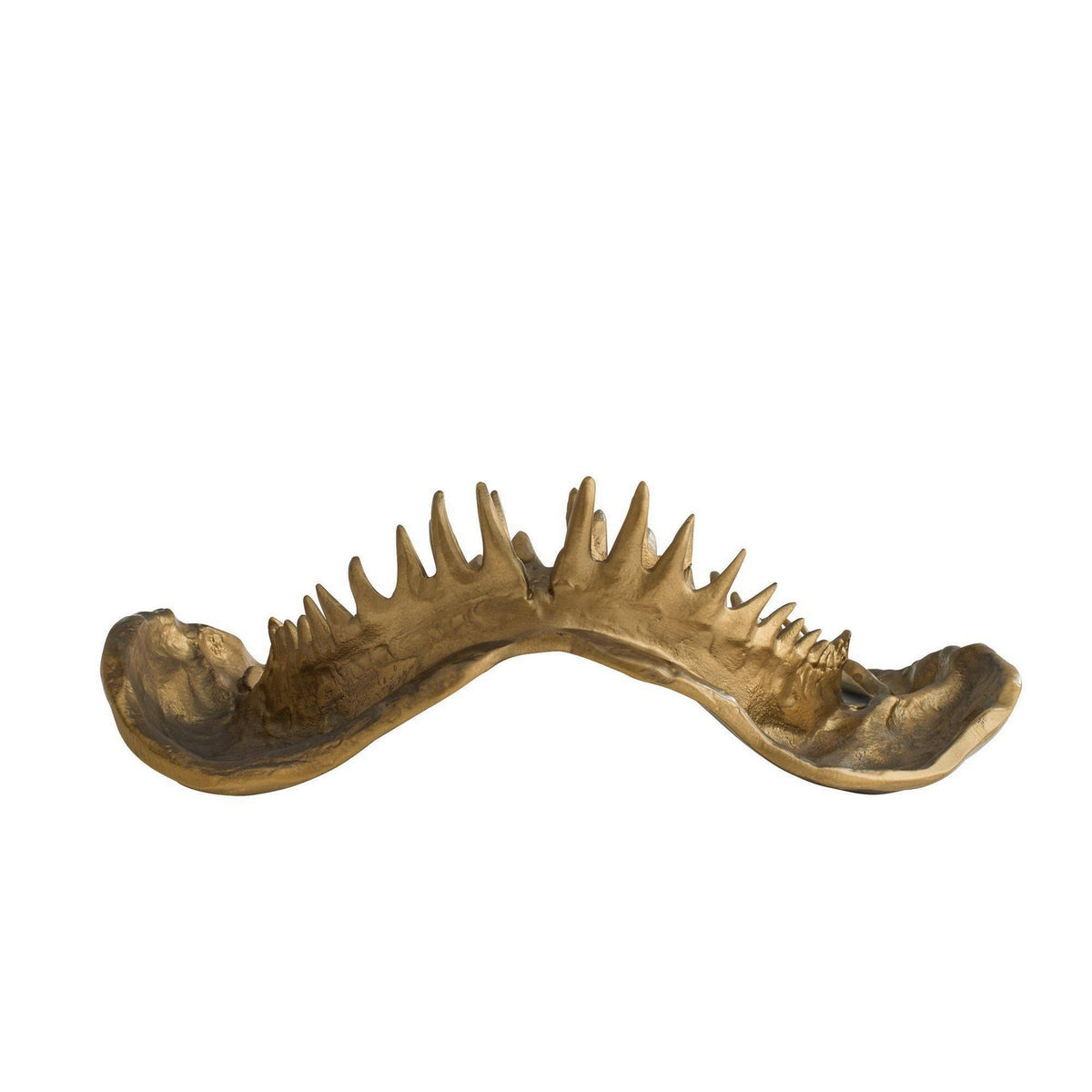 Mako Sculpture in Antique Brass