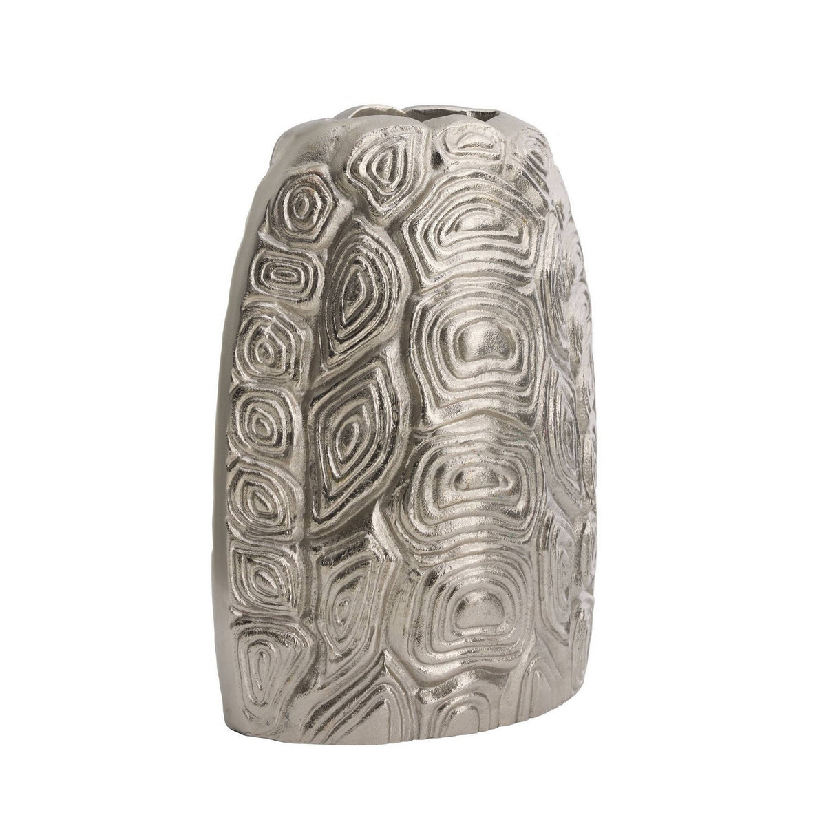 Ridley Vase in Vintage Silver