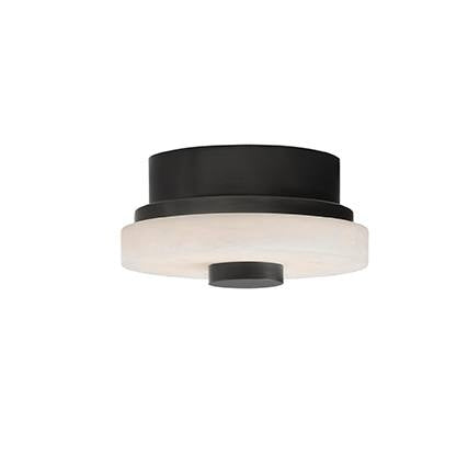 Moers LED Flush Mount in White/English Bronze
