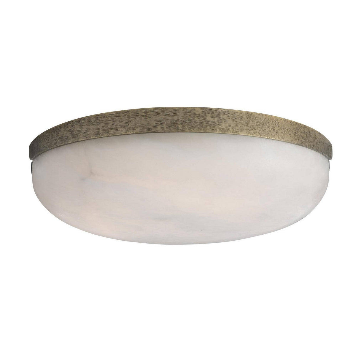 Elara LED Flush Mount in White/White Bronze