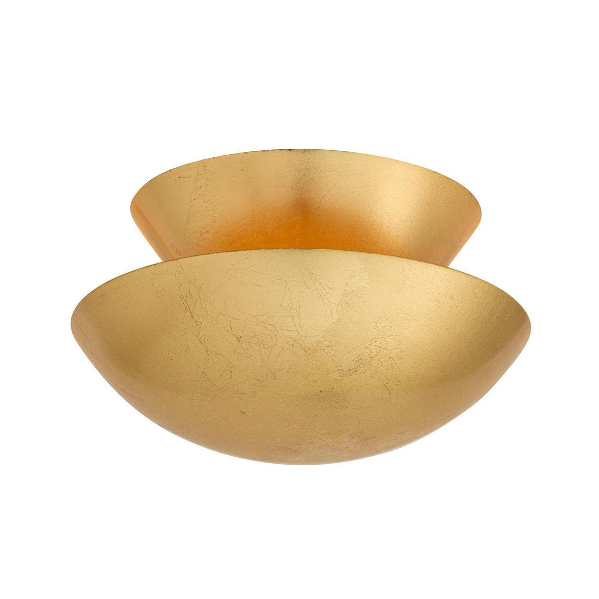 Florko LED Flush Mount in Gold Leaf
