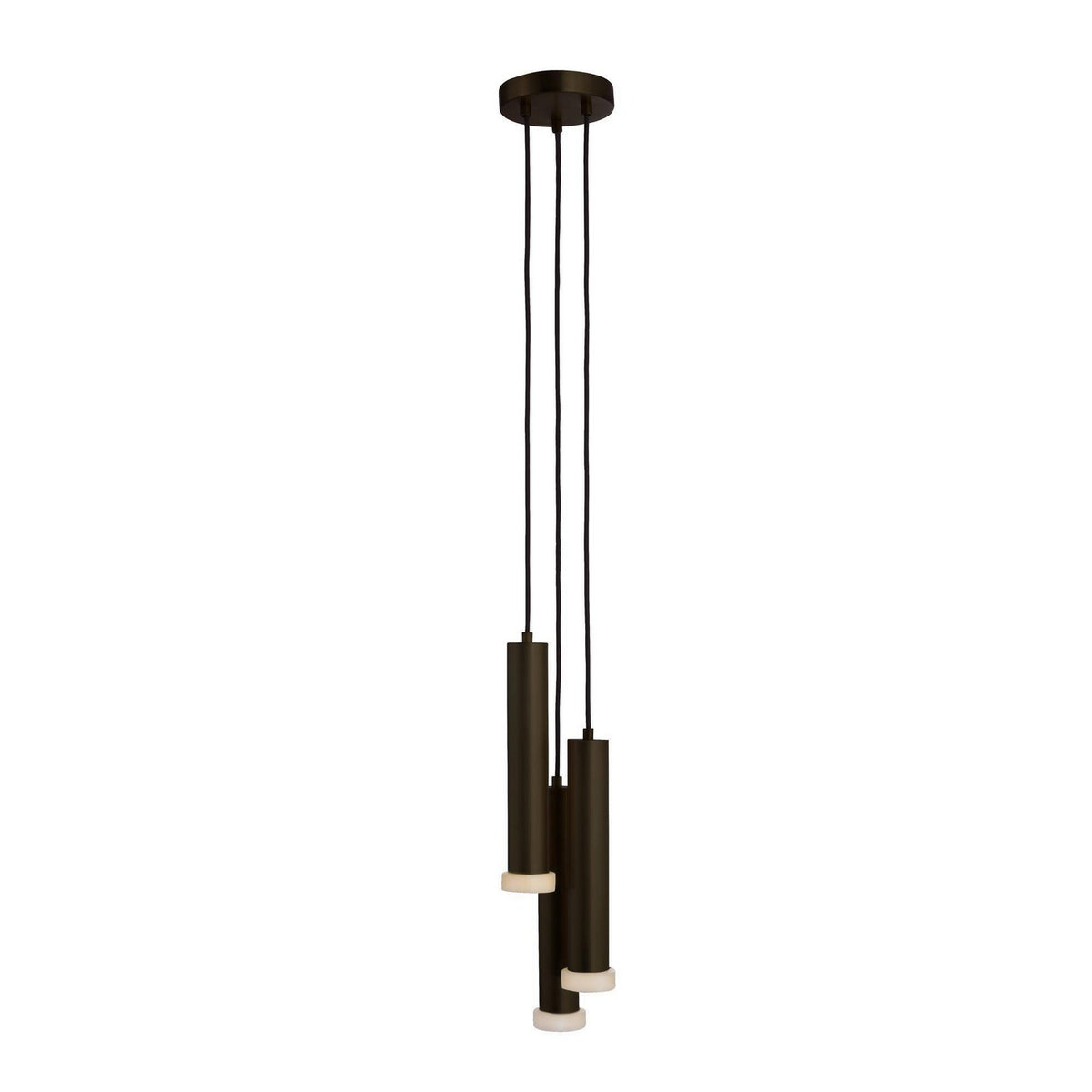 Aleena LED Pendant in English Bronze/White