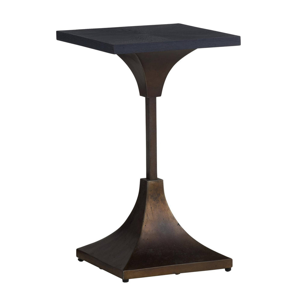 Windsor Accent Table in Night Sky/Dark Antique Brass