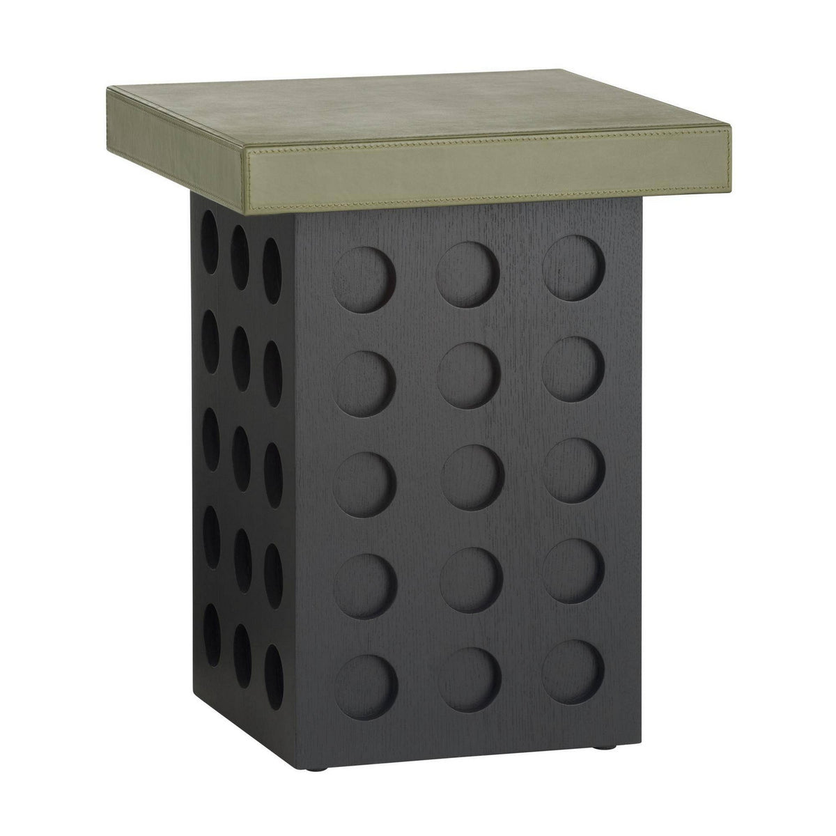 Arco Accent Table in Pistachio/Ebony