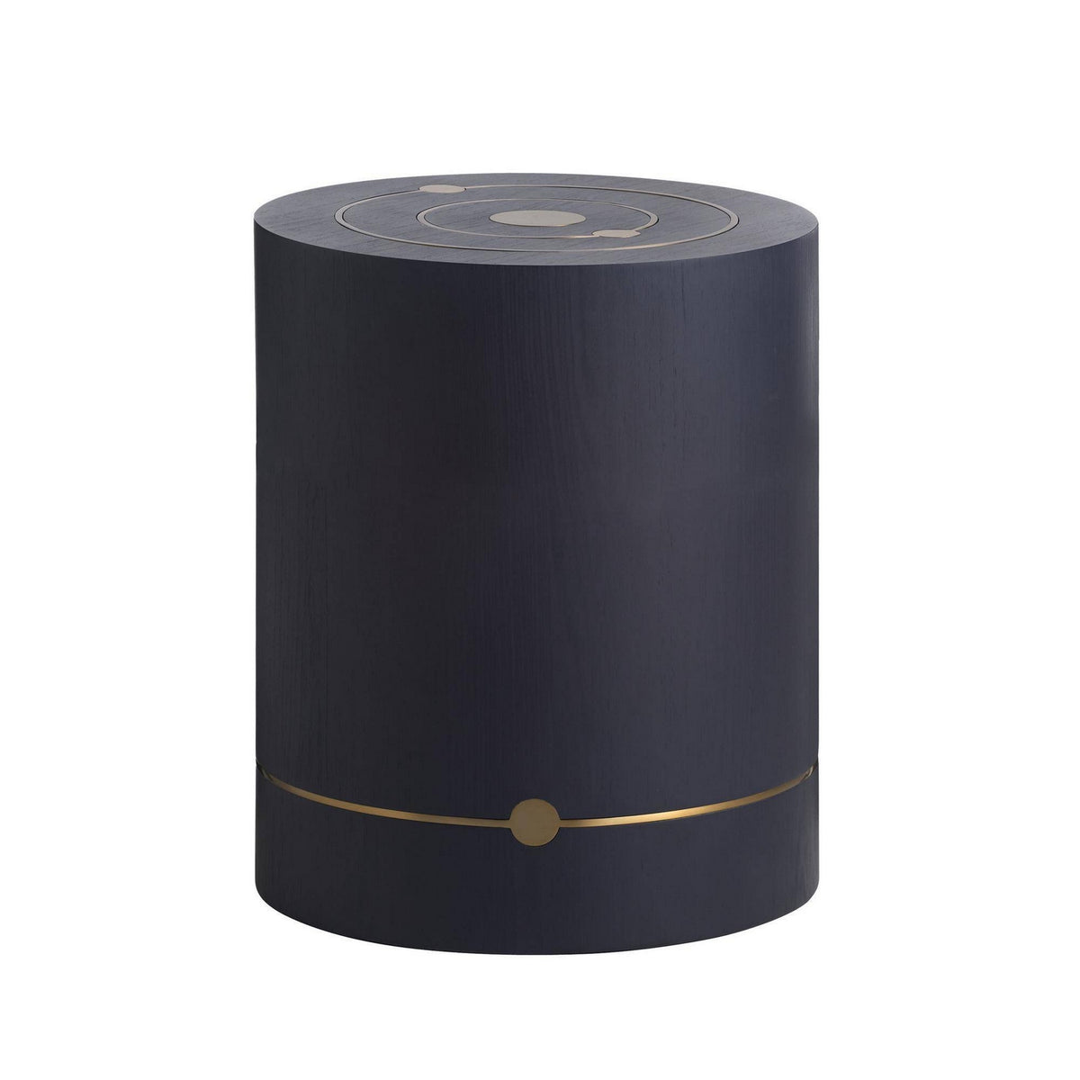 Asteria Accent Table in Night Sky/Antique Brass