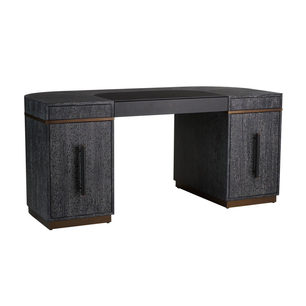 Coventry Desk in Cerused Ebony/Black