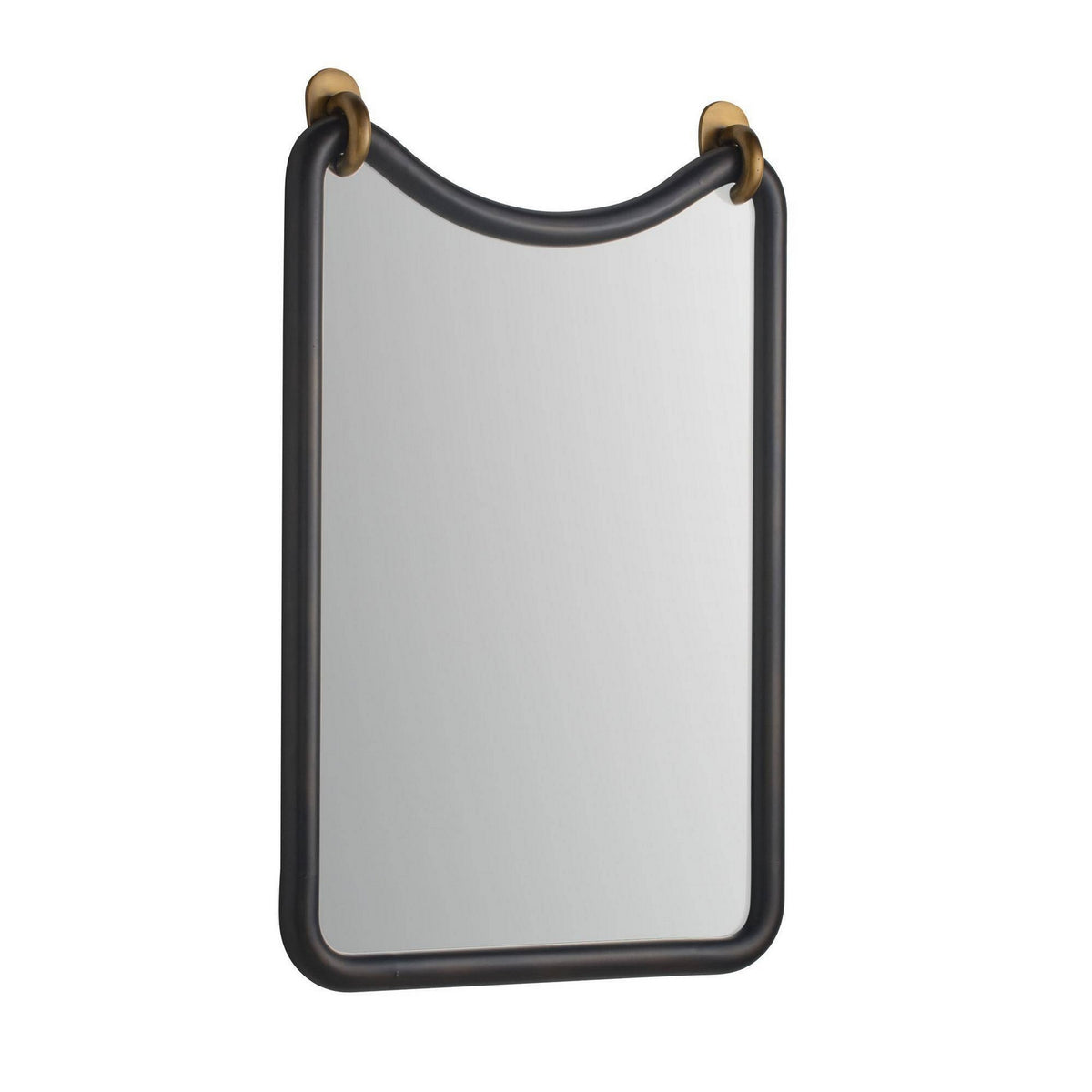 Paloma Mirror in Bronze/Antique Brass