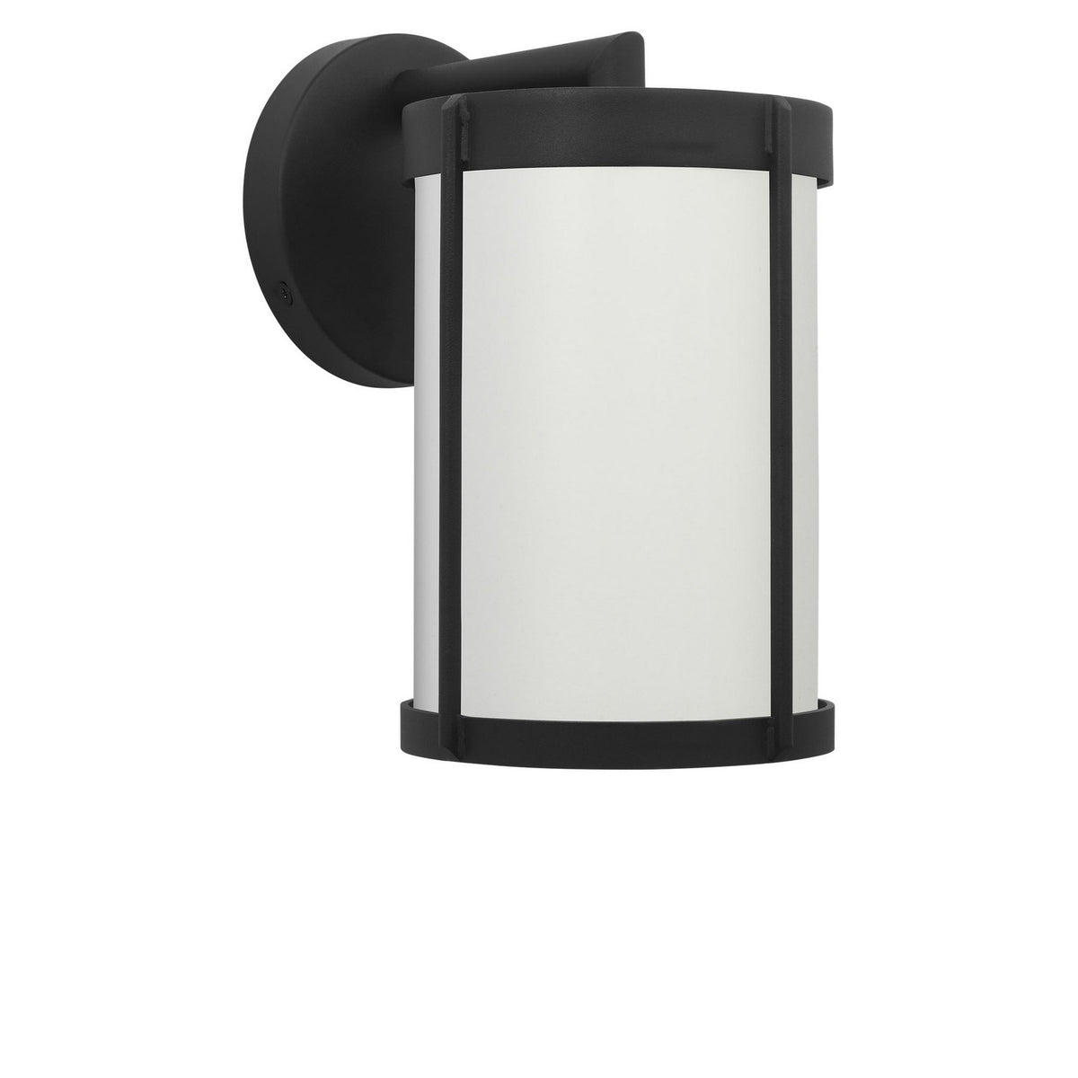Luning One Light Lantern in Textured Black