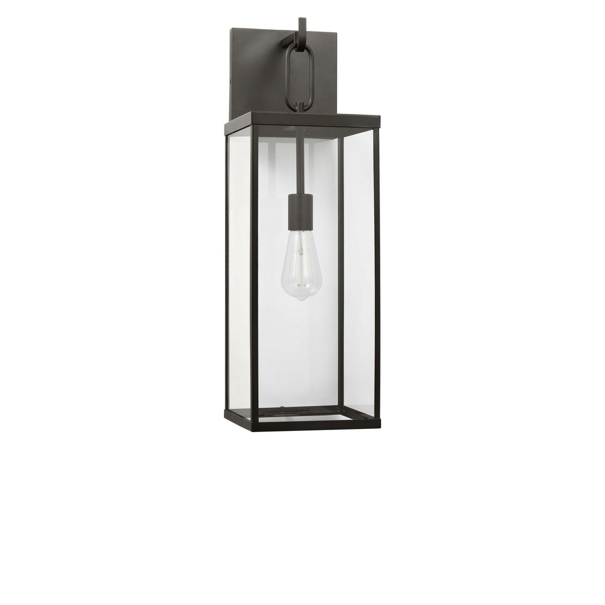 Rox One Light Lantern in Antique Bronze