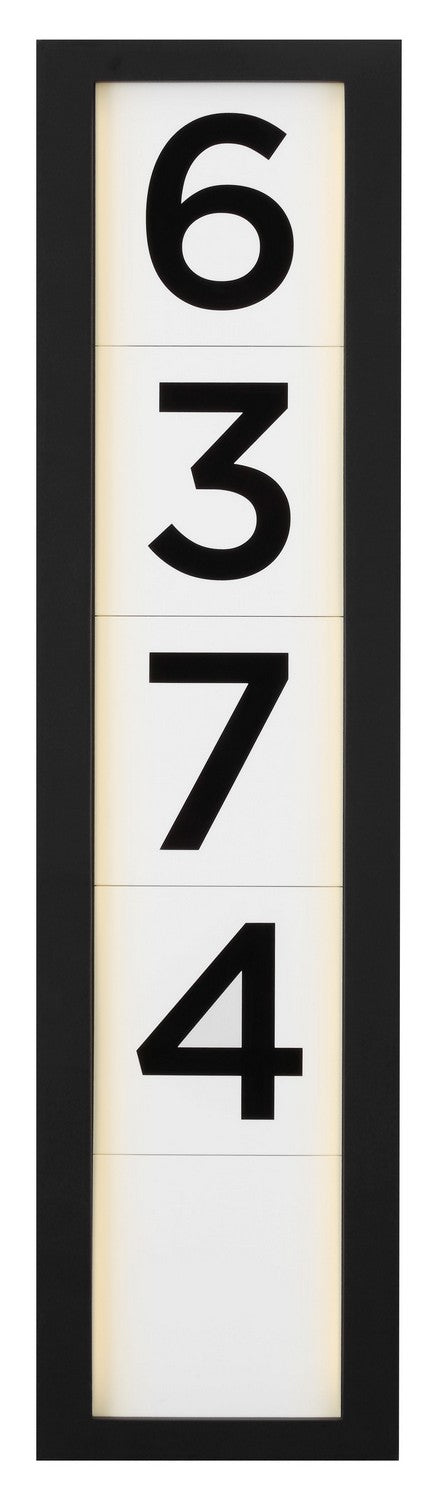 Address Light Address Light in White Plastic
