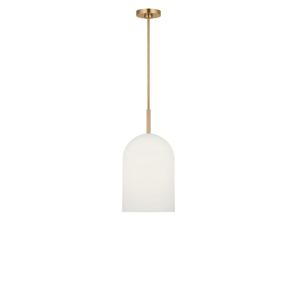 Neblina One Light Pendant in Satin Brass