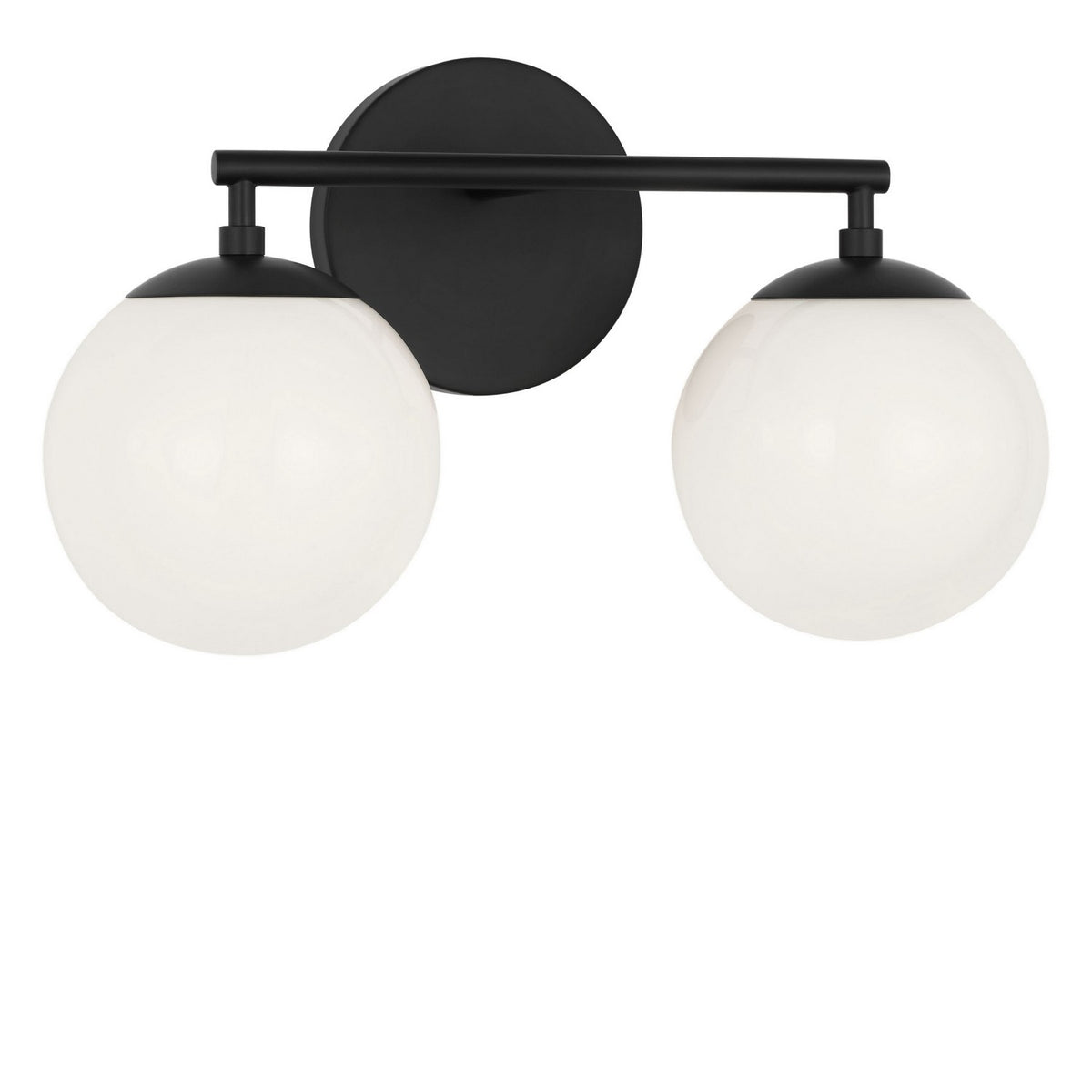 Nube Two Light Vanity in Midnight Black