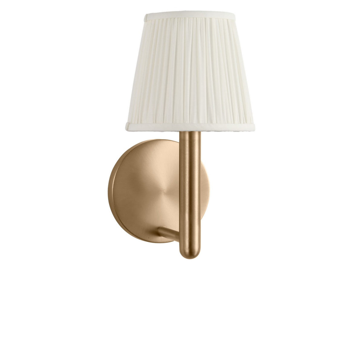 Vilera One Light Wall Sconce in Satin Brass