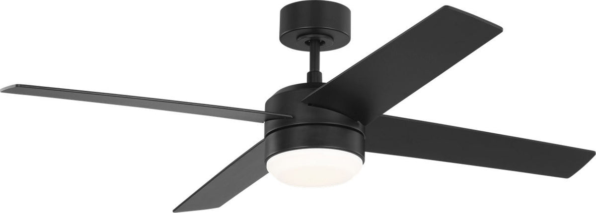 Loni 52" Ceiling Fan in Midnight Black
