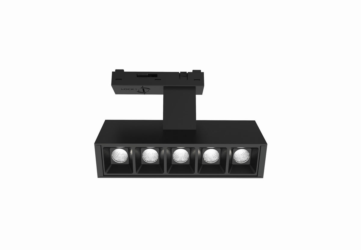Construct LED Multi Spot in Black