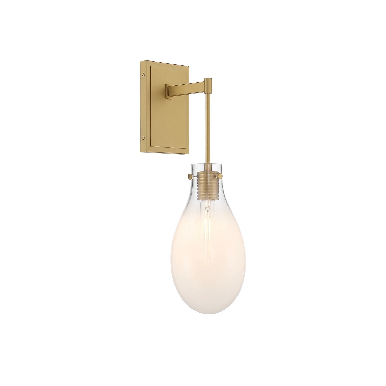 Davis One Light Wall Sconce in Modern Gold