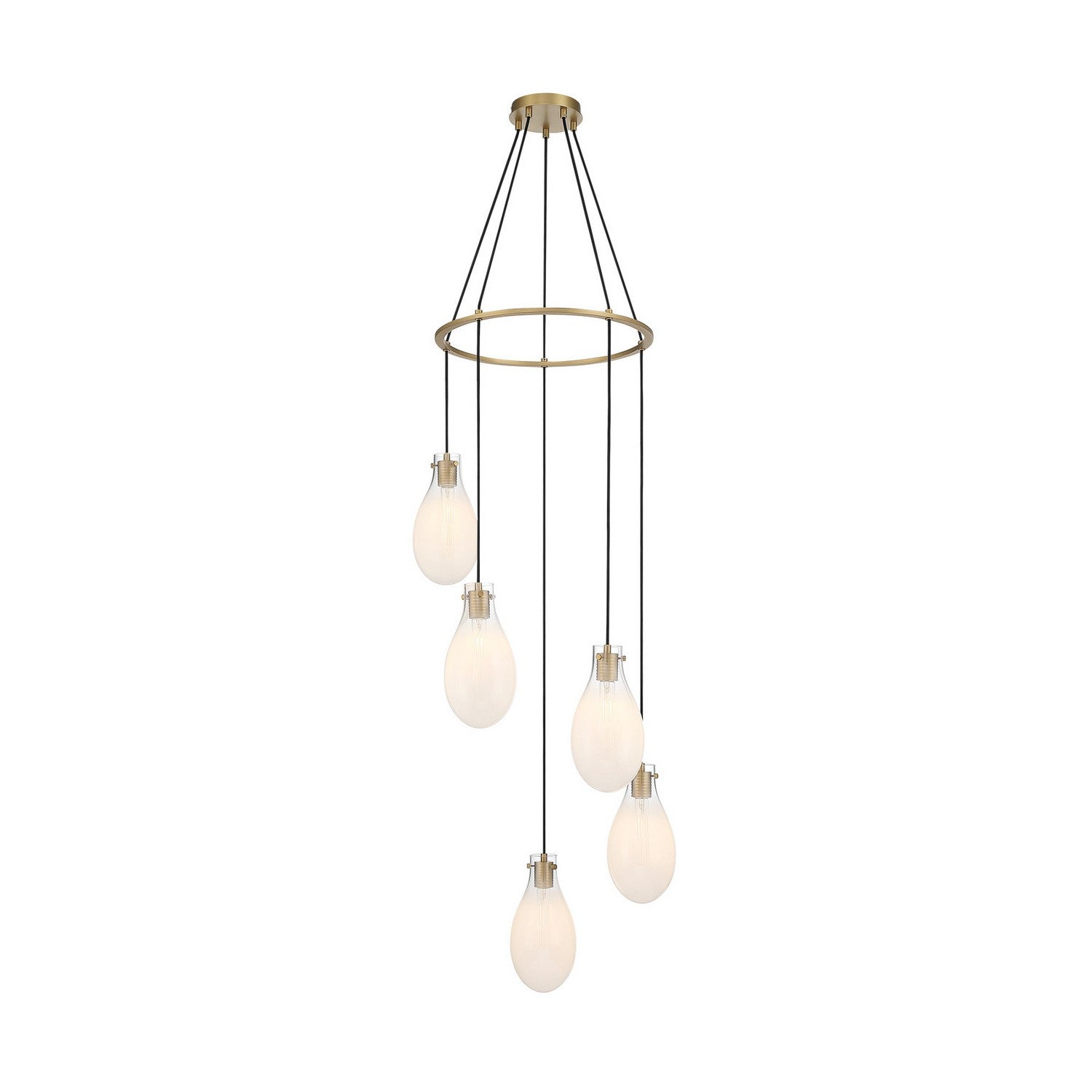 Davis LED Pendant in Modern Gold