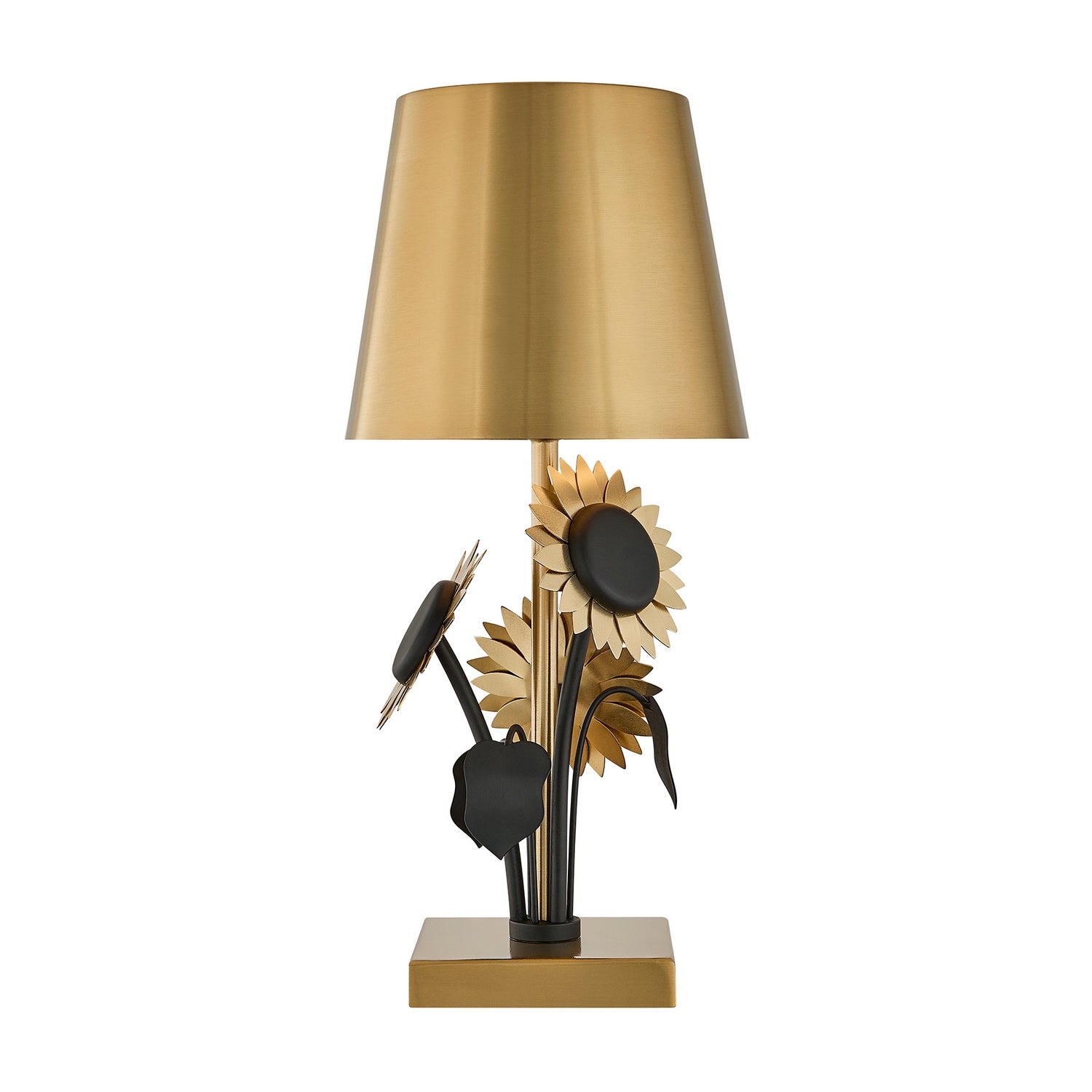 Posey LED Table Lamp in Brass and Black