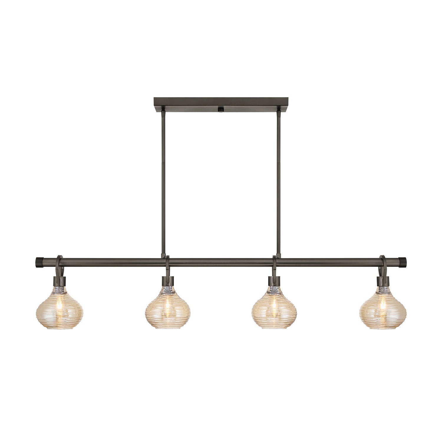 Sheriden Four Light Chandelier in Mediterranean Bronze