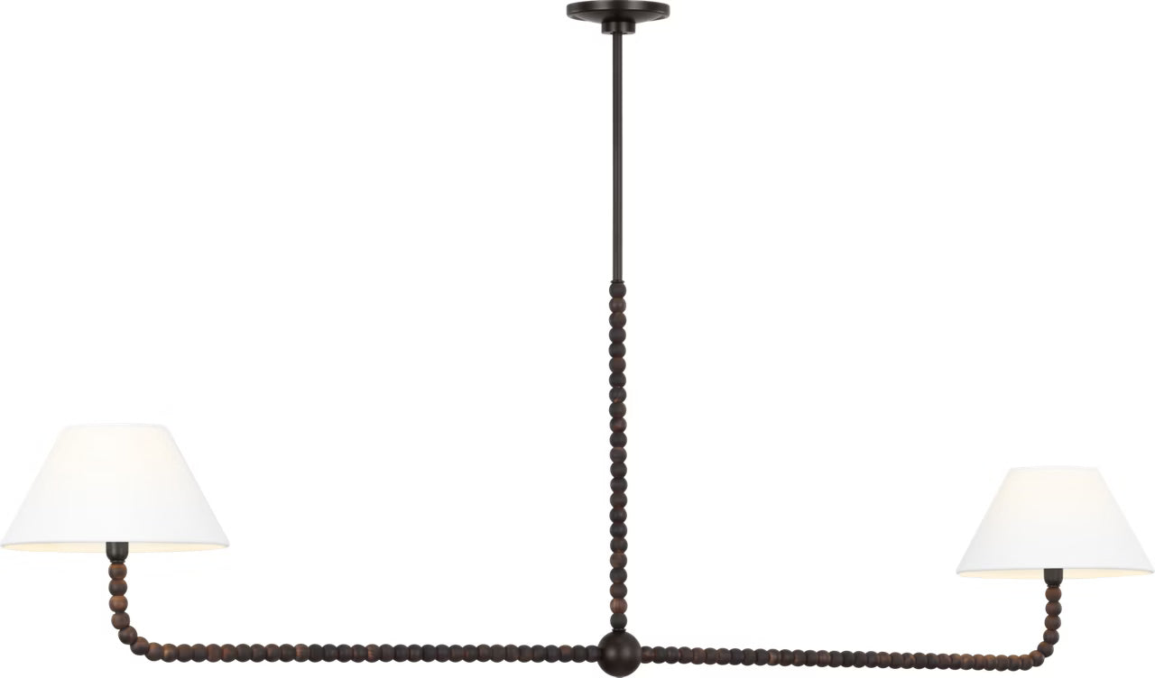Fiona Two Light Linear Chandelier