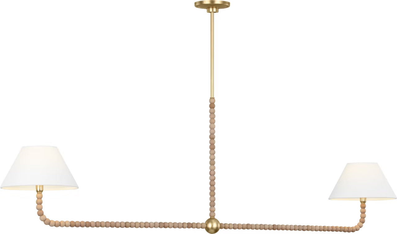 Fiona Two Light Linear Chandelier