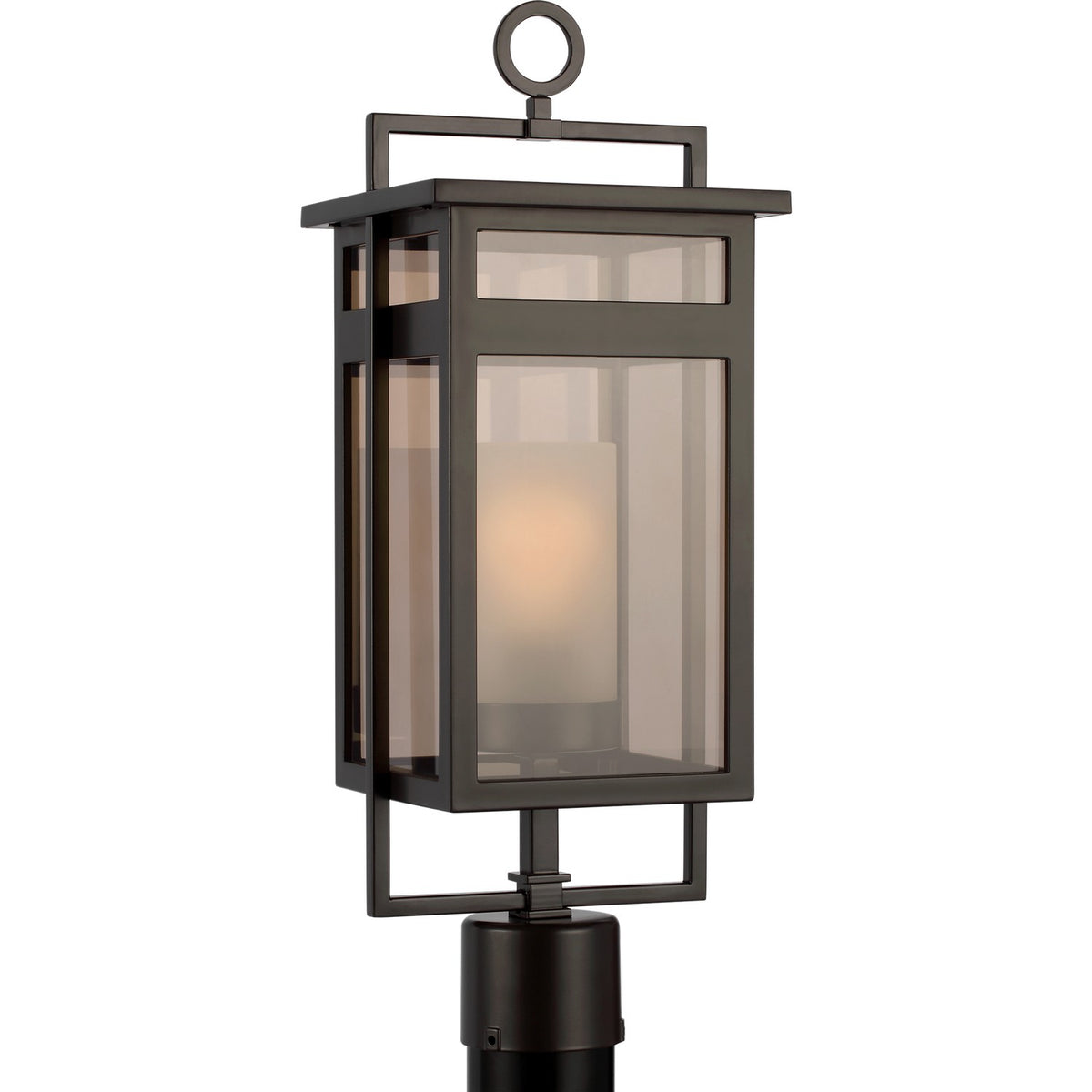 Lampadaire Fairhaven à une ampoule, couleur truffe