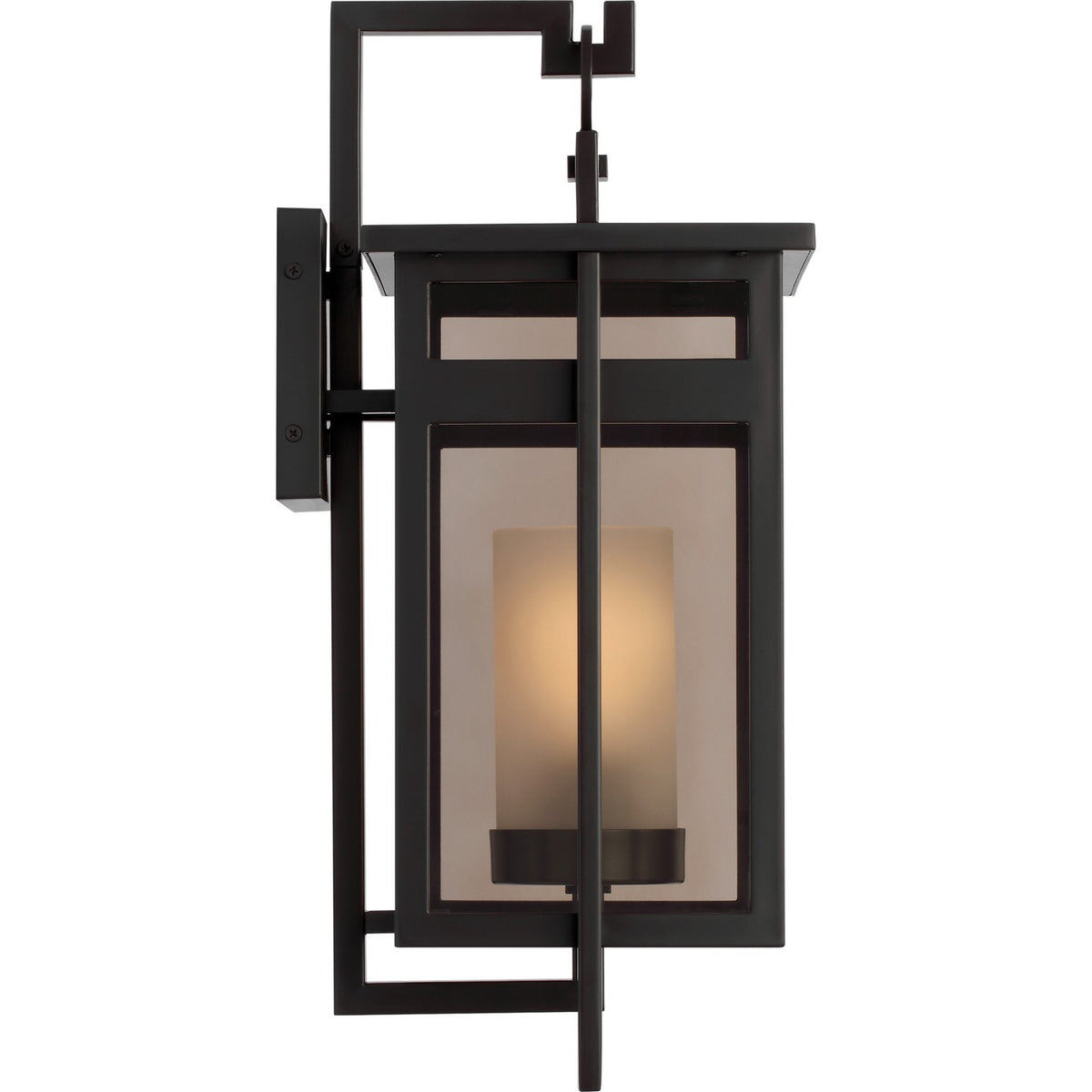 Fairhaven One Light Wall Lantern in Truffle