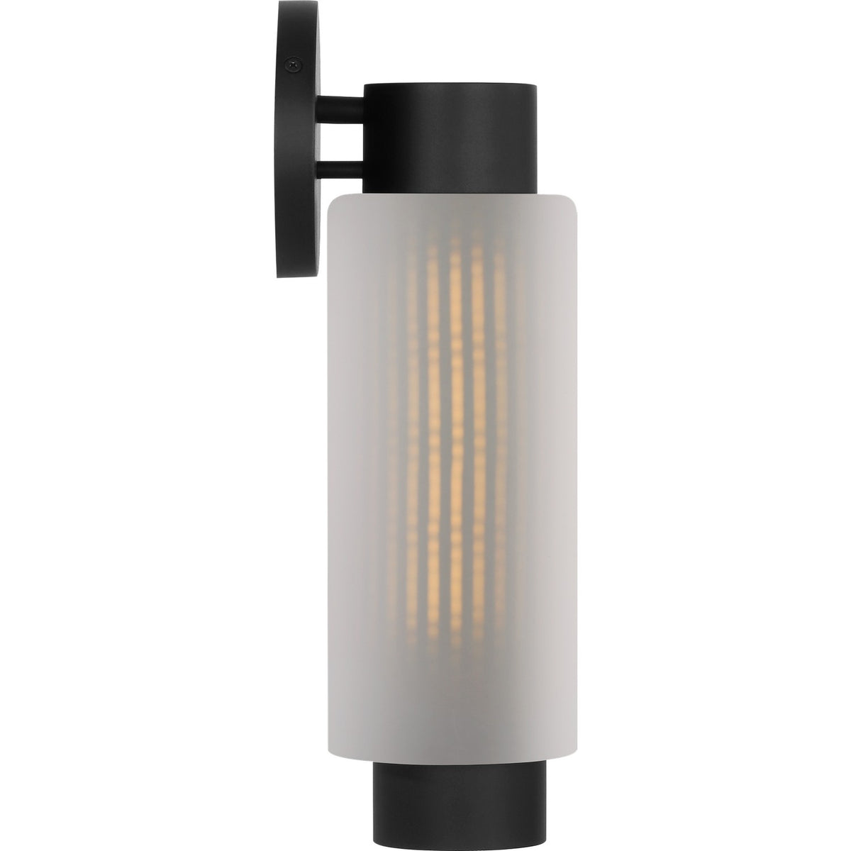 Ridge One Light Outdoor Wall Mount in Textured Black