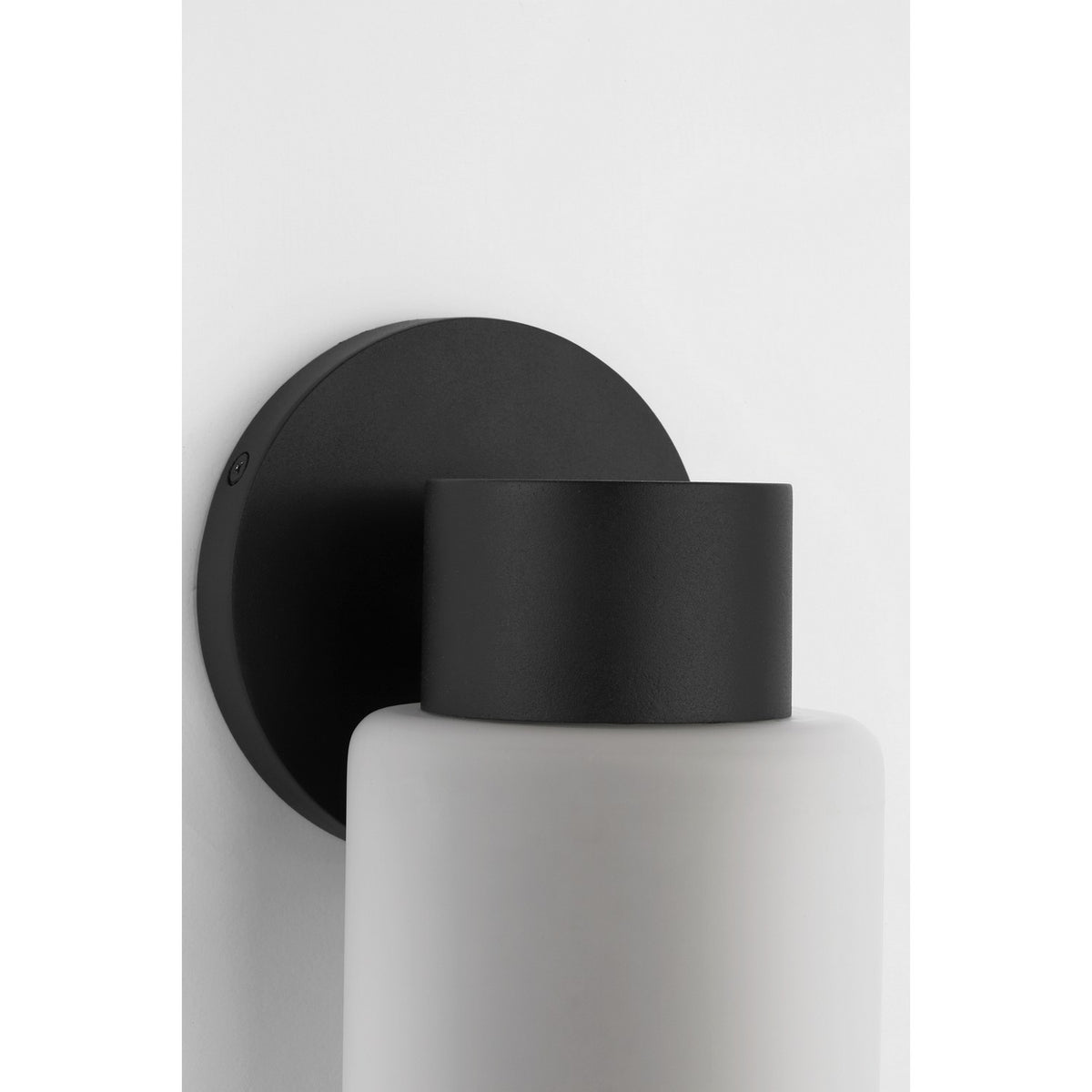Ridge One Light Outdoor Wall Mount in Textured Black