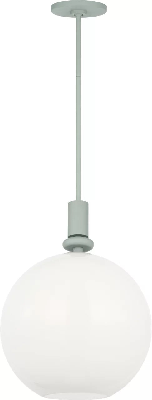 Malcolm One Light Pendant in Thistle Green