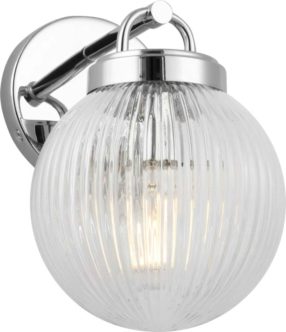Preston One Light Vanity in Chrome