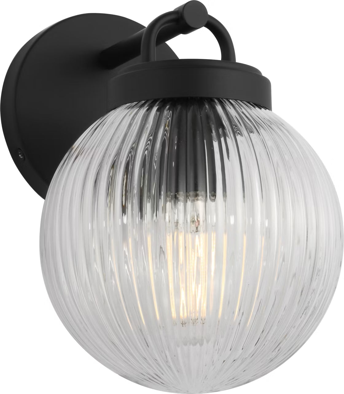Preston One Light Vanity in Midnight Black