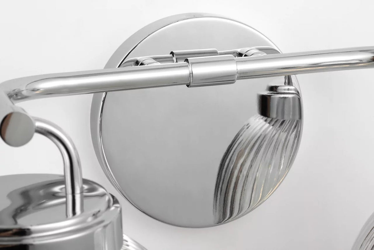 Preston Two Light Vanity in Chrome