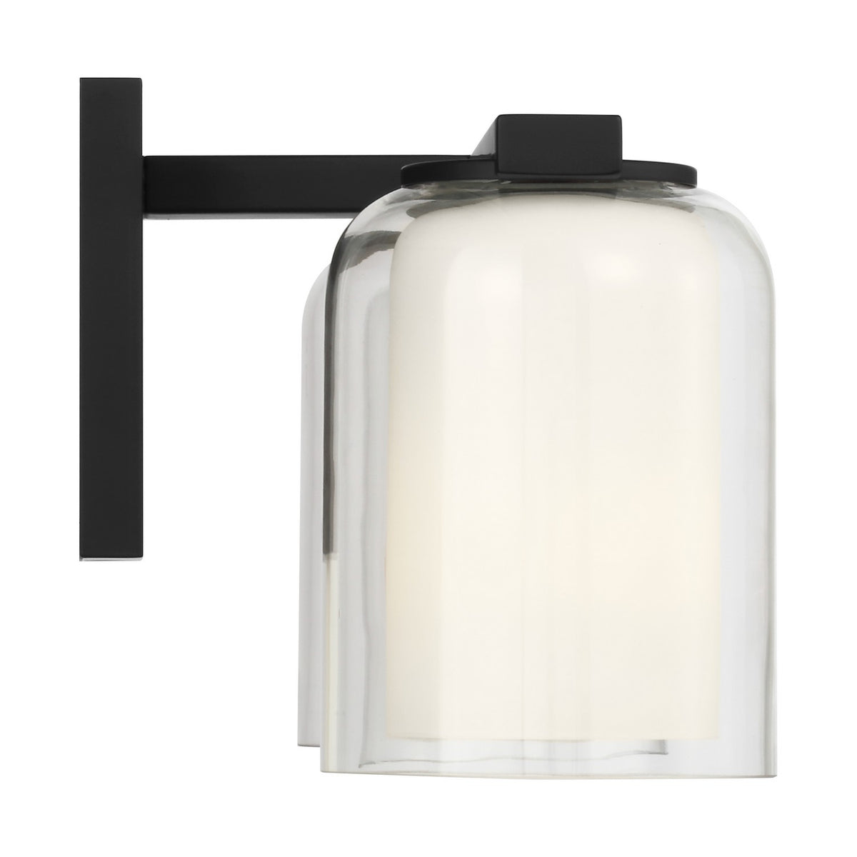 Holden Two Light Vanity in Midnight Black