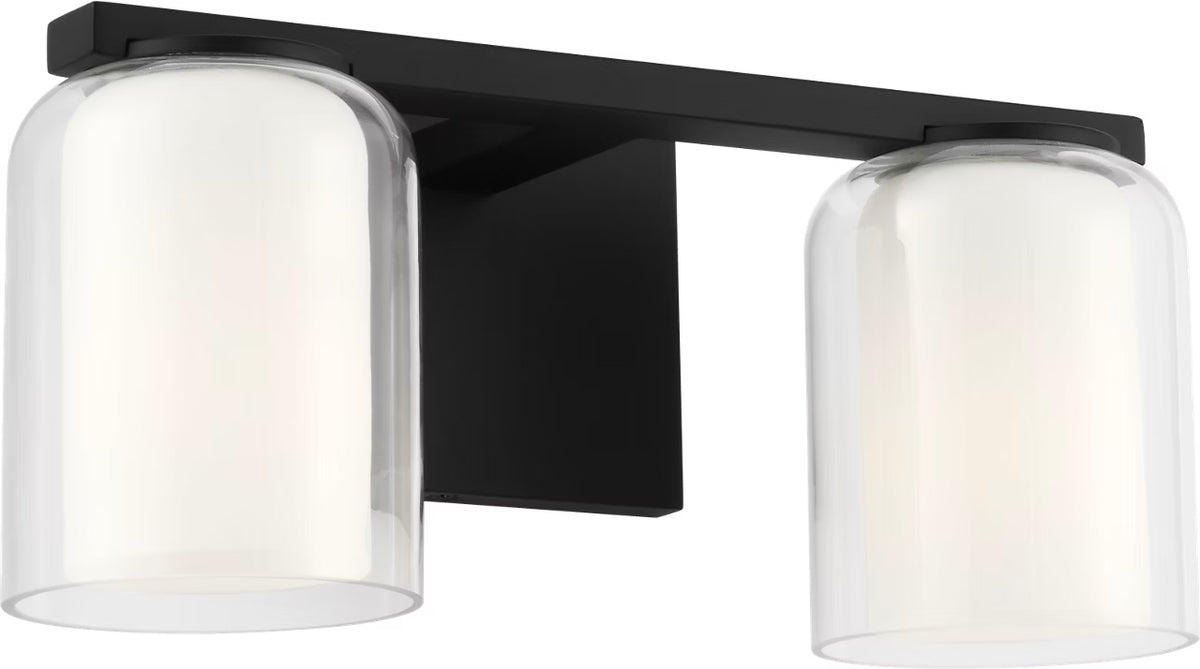 Holden Two Light Vanity in Midnight Black