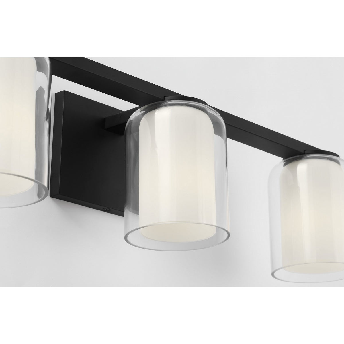 Holden Three Light Vanity in Midnight Black