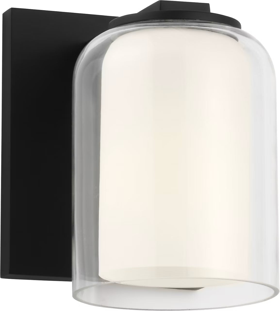 Holden One Light Wall Sconce in Midnight Black
